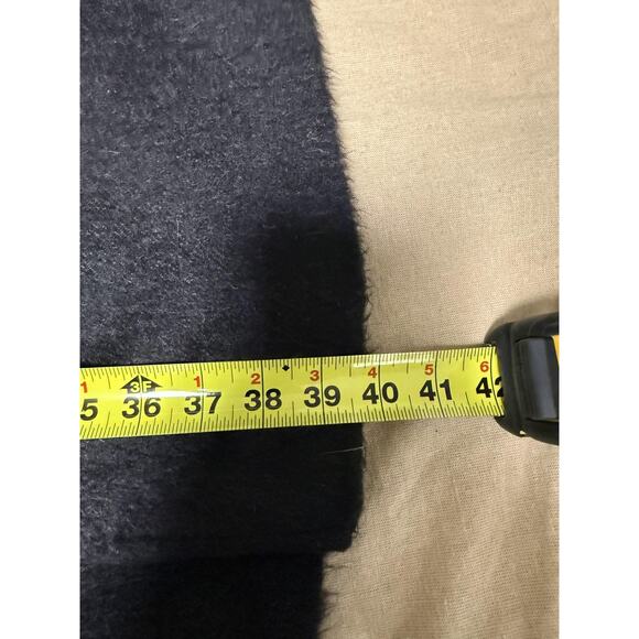 Bogner Coat woman Large Charcoal Belted Overcoat Made in West Germany - Picture 16 of 16